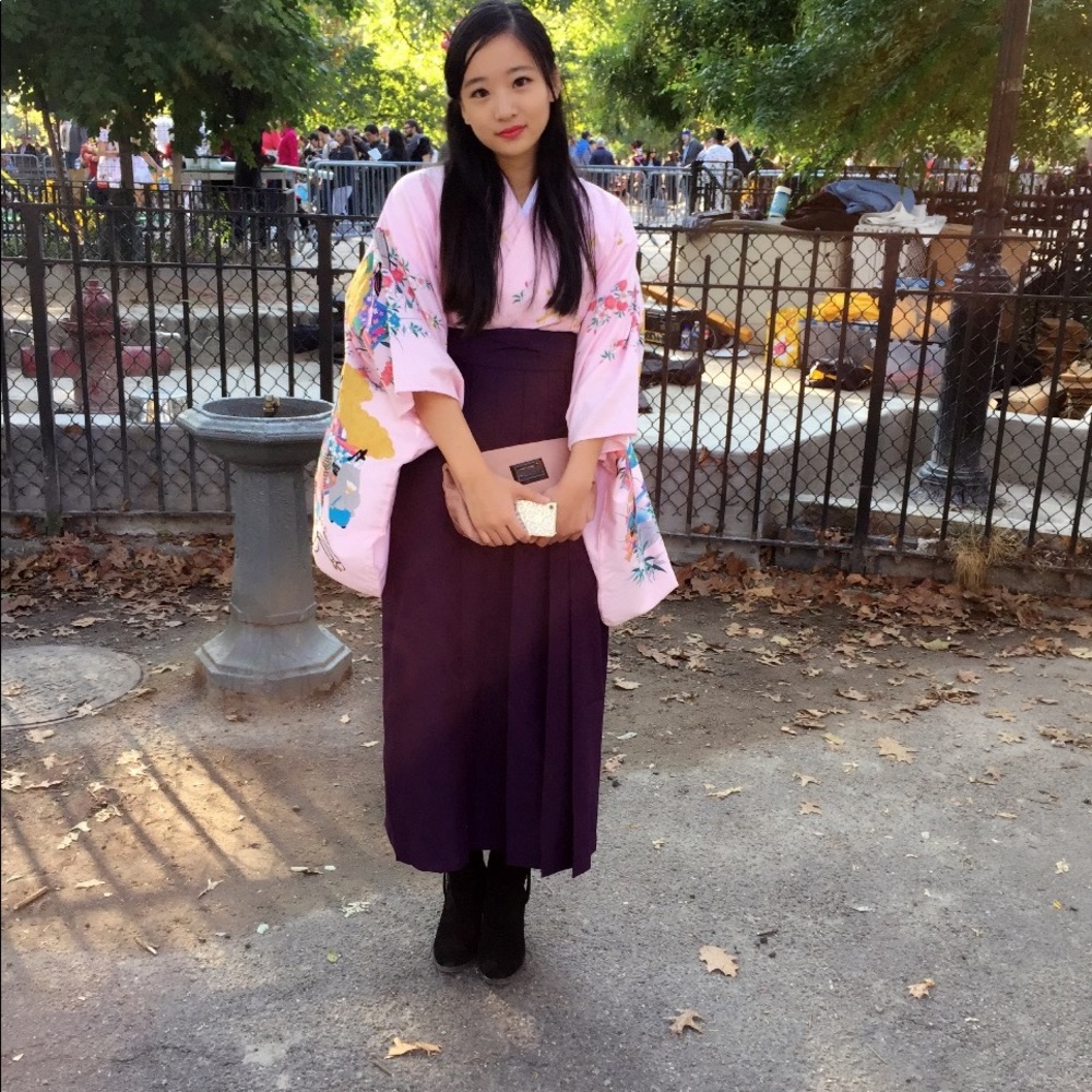 Japanese Hakama Kimono Set